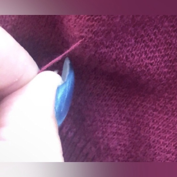 Tommy Hilfiger Y2K vintage Maroon crewneck sweater size large GUC - Picture 5 of 7